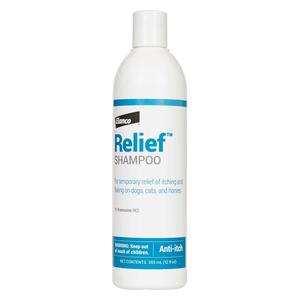 Relief Anti-itch Shampoo 1% Pramoxine HCl for Dogs, Cats and Horses Elanco Animal Health